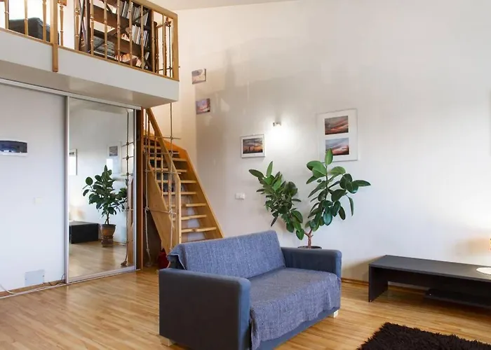 Penthouse With Great Panoramic View アパート ヴィリニュス