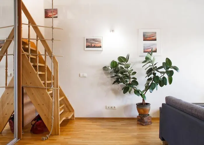 Penthouse With Great Panoramic View Апартаменты Вильнюс